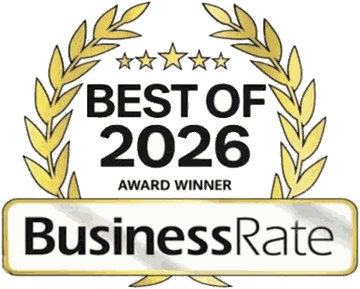 Business Rate Best of 2026 award winner badge